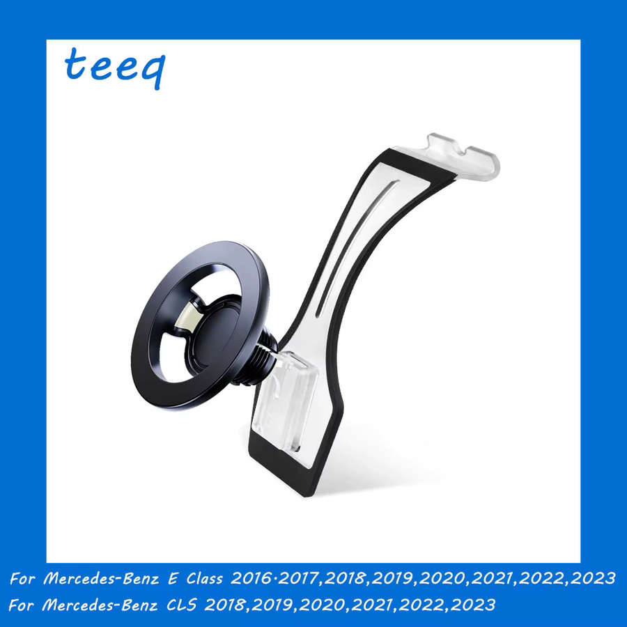 TEEQ Magnetische Auto-Telefonhalterung mit kabellosem MagSafe-Ladegerät für Mercedes-Benz E-Klasse E250 E300 E350 (2017-2023), Schwarz - Bild 2