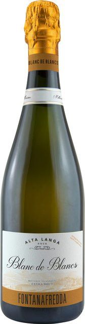 Fontanafredda Blanc de Blancs, Schaumwein, Chardonnay, Extra Brut, Piemont, 2021, 0,75 l - Bild 1