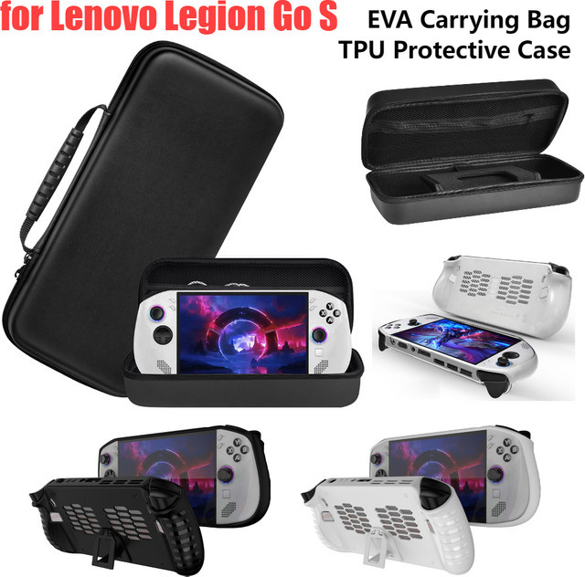 Stoßfeste EVA-Hartschalen-Reisetasche für Lenovo Legion Go S in Schwarz oder Weiß - Bild 1
