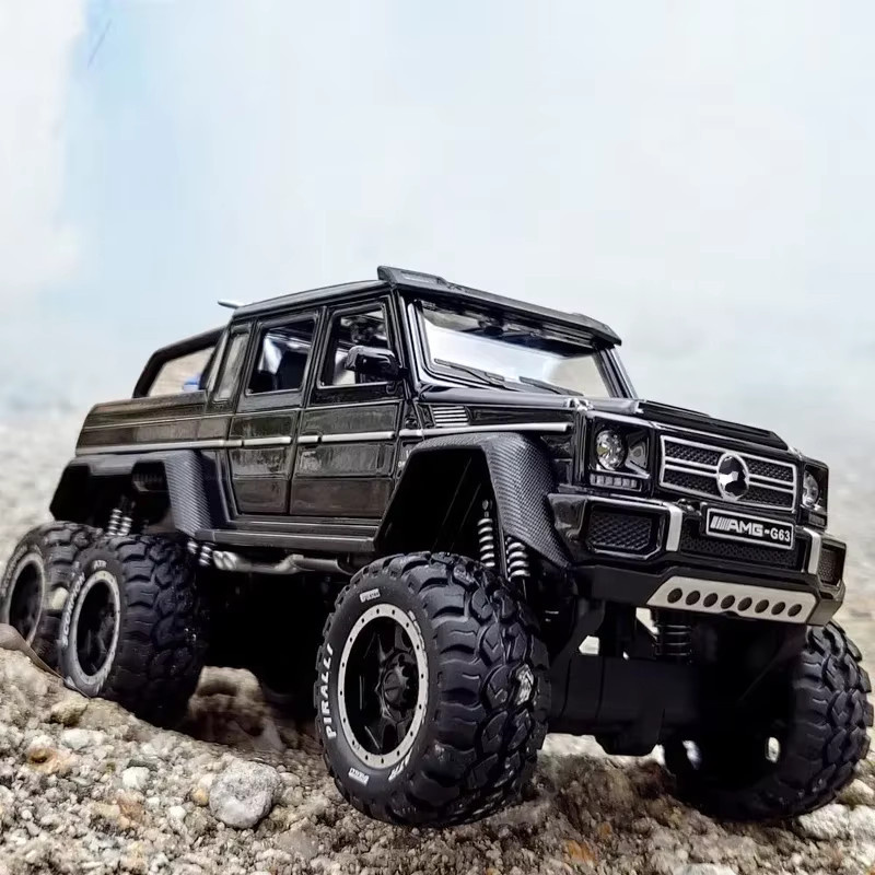 Maisto g63 6 x6 amg, Offroad-Fahrzeug, 1:28, Metall, Automodell - Bild 4