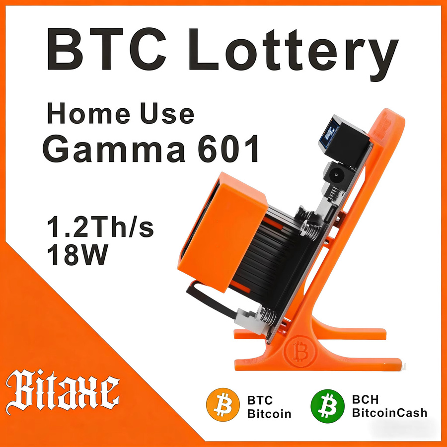 Yysluping Gamma 601 Open-Source-Bitcoin-Miner 1.2TH/s in Orange - Bild 2