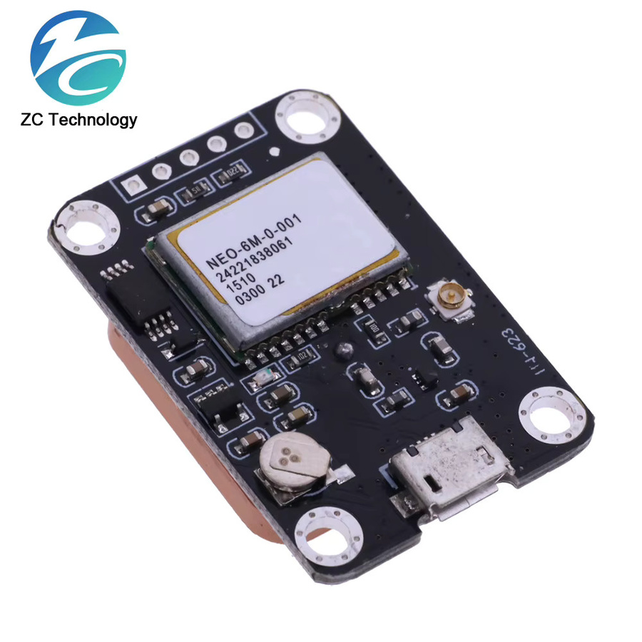 NEO-6M GPS Positioning Modul mit Micro USB Anschluss für Arduino und STM32 Mikrocontroller - Bild 2