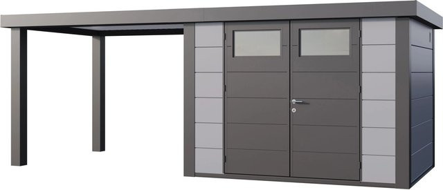 Telluria Gerätehaus Classico in Grau mit B/T/H: 602 x 258 x 219 cm - Bild 1