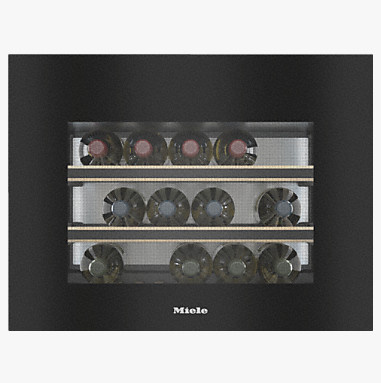 Miele Einbau-Weintemperierschrank in Schwarz - Bild 1