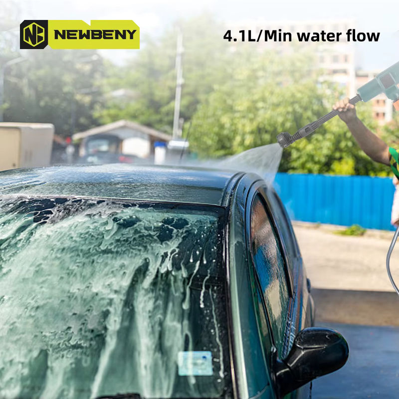 NewBeny 6 in 1 Akku Hochdruckreiniger mit 200 Bar und 3500 W, bürstenlose elektrische Autowaschmaschine für Makita 18 V Akkus - Bild 4