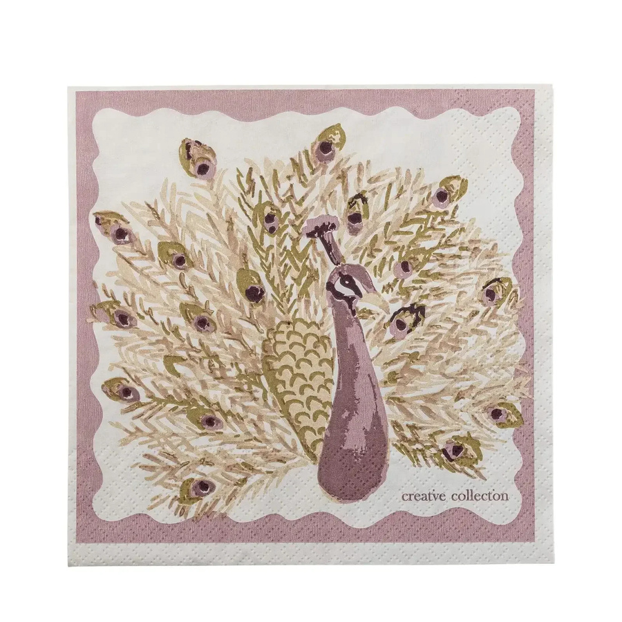Bloomingville Papier-Servietten Petrilli in Rosa - Bild 1