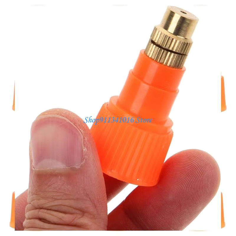 10 Stück Ersatz-Sprühdüsen aus ABS in Orange für 2,0-3,0-l-Flaschen zur Gartenbewässerung - Bild 1