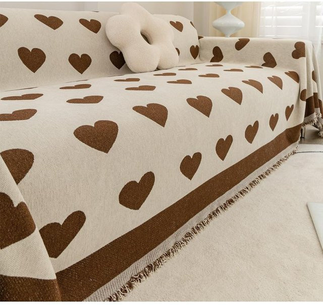 Rutschfester Chenille Sofabezug von Super Six, kratzfestes Sofahandtuch für alle Jahreszeiten, B/B: 180 x 130 cm - Bild 1