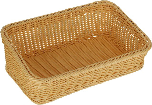 VEGA Obst- und Brotkorb Igato in Beige, rechteckig, stapelbar - Bild 1