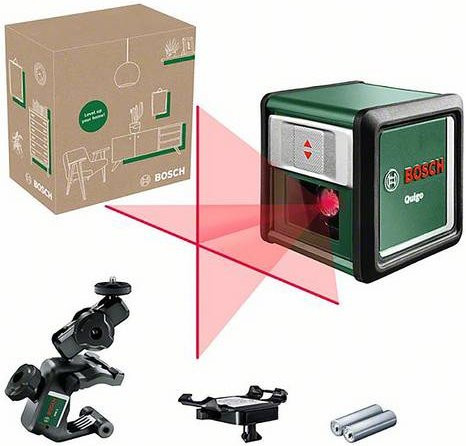 Bosch Quigo Kreuzlinienlaser mit Klemme in Grün mit 10 m Reichweite - Bild 2