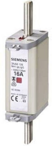 Siemens Sicherungseinsatz 3NA6107, 3 Stück, 20A, 500V, Größe 1 - Bild 1