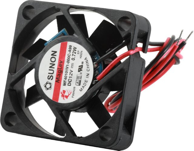 Mellow Sunon 4010 Lüfter Schwarz für 3D-Drucker mit magnetischem Federungslager für Voron und Ender 3 Hotend 12 V/24 V - Bild 1