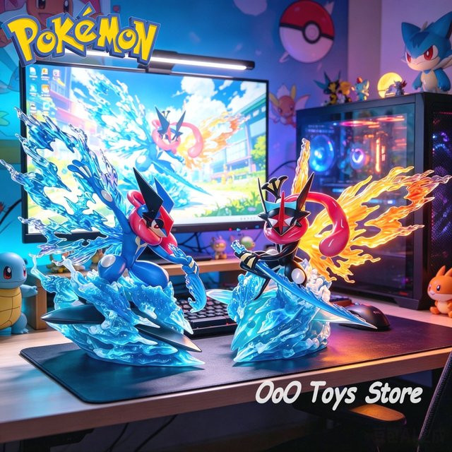 Bandai Pokémon Greninja Actionfigur, Schmetterlingsflügel, 11cm - Bild 1