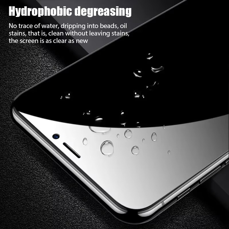 4er-Pack Anti-Spy Displayschutzfolie aus gehärtetem Glas für Apple iPhone 14 Pro Max, 14, 13 und 11 in Transparent - Bild 4