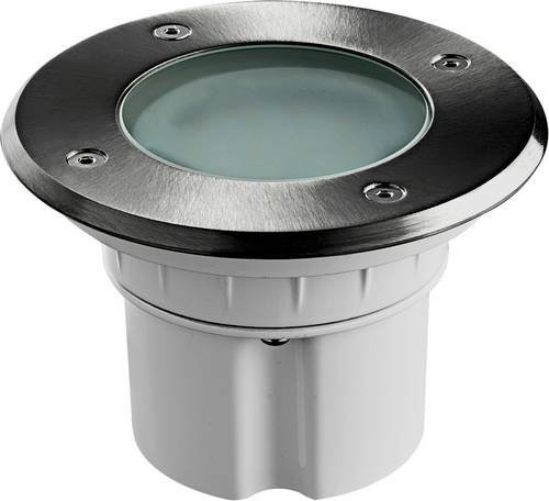 Heitronic MESSINA 500148 Bodeneinbauleuchte LED 9W Edelstahl Silber - Bild 1