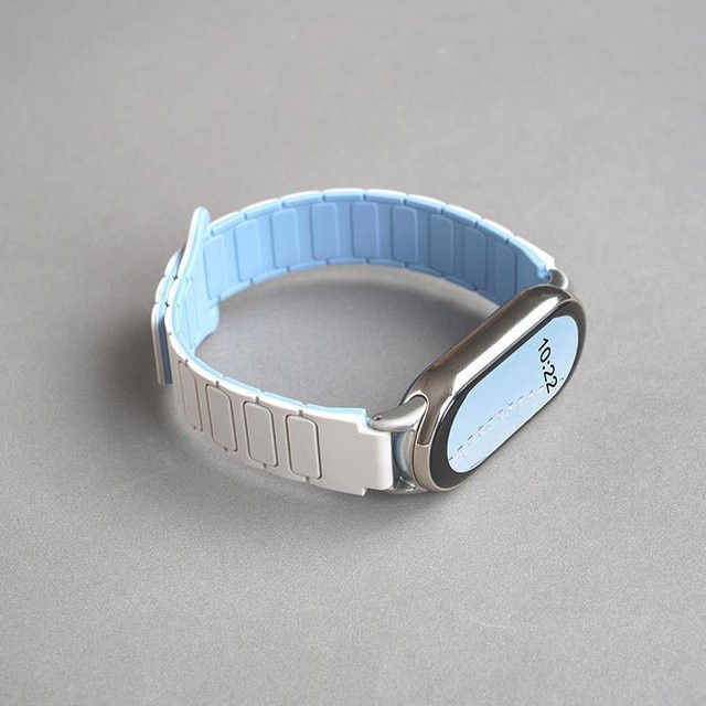LCAPLE Uhrenarmband Xiaomi, Silikon, Weiß, Unisex - Bild 1