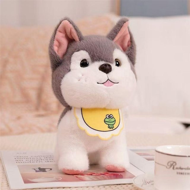 Yiran toy Husky Plüschtier, 25 cm, ab 3 Jahre - Bild 1