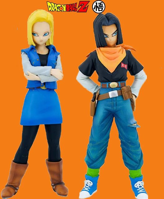 Bandai Dragon Ball Z Android 17&18, Actionfigur, 25cm, Kunststoff - Bild 1