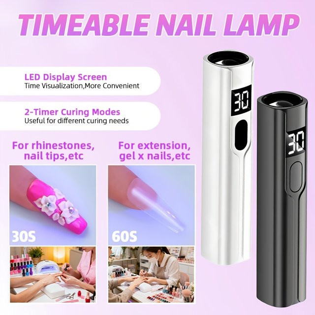 Heinast Mini-UV-Nagellampe, Schwarz, Unisex - Bild 1