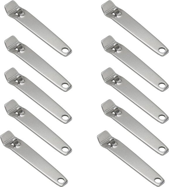 Insiders Mini-Flaschenöffner für Ampullen und Vials aus Edelstahl, 10 Stück, Grau/Silber - Bild 1