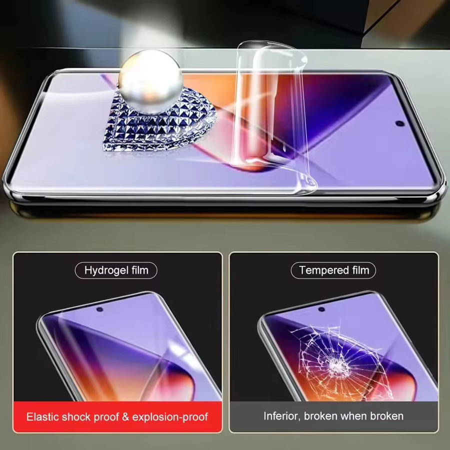 Hydrogel Display Schutzfolie für Samsung Galaxy A17 A07 A56 5G A36 5G A51 A54 A52 A72 A16 A15 A32 A26 A25 A13 A22, transparente Vollabdeckung - Bild 5