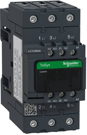 Schneider Electric LC1D80AU7 Leistungsschütz in Grau - Bild 1