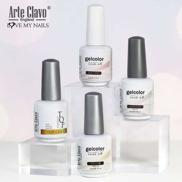 Arte Clavo Super Top Coat Gel, Matt, 15 ml - Bild 1