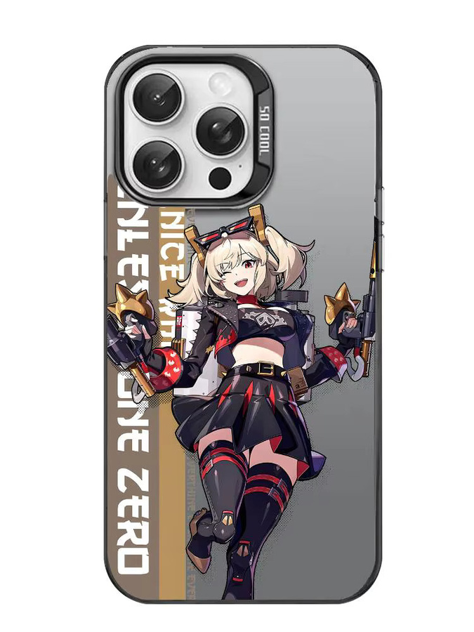 Burnice Aurora Handyhülle für Apple iPhone 11 bis 17 Pro Max, matt, metallisch, mehrfarbig - Bild 4