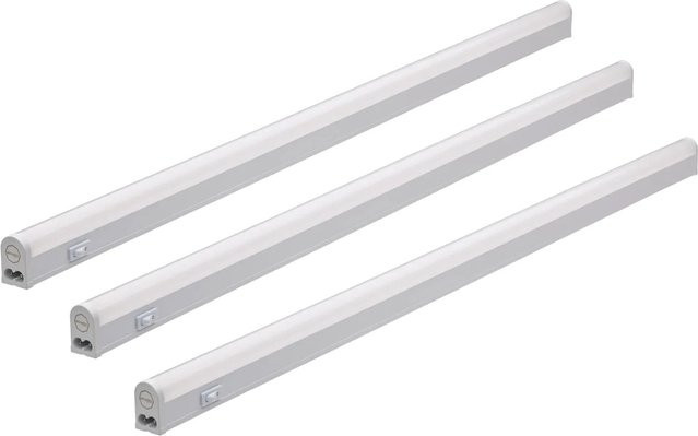 Oktaplex LED Unterbauleuchte Riga 3er Set für Küche in Weiß, Neutralweiß 4000K, 230V - Bild 1