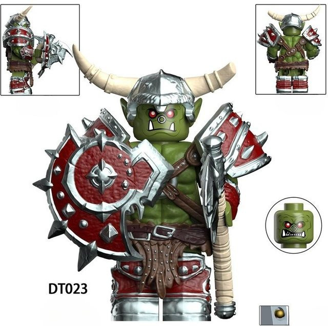 Goodluckygirl Mittelalterliche Orks, Modellbausteine, ab 6 Jahren - Bild 1