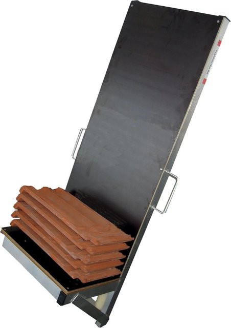 Haemmerlin Ziegelkorb aus Aluminium in Stahlgrau B/T/H: 131,0 x 44,0 x 29,0 cm - Bild 1