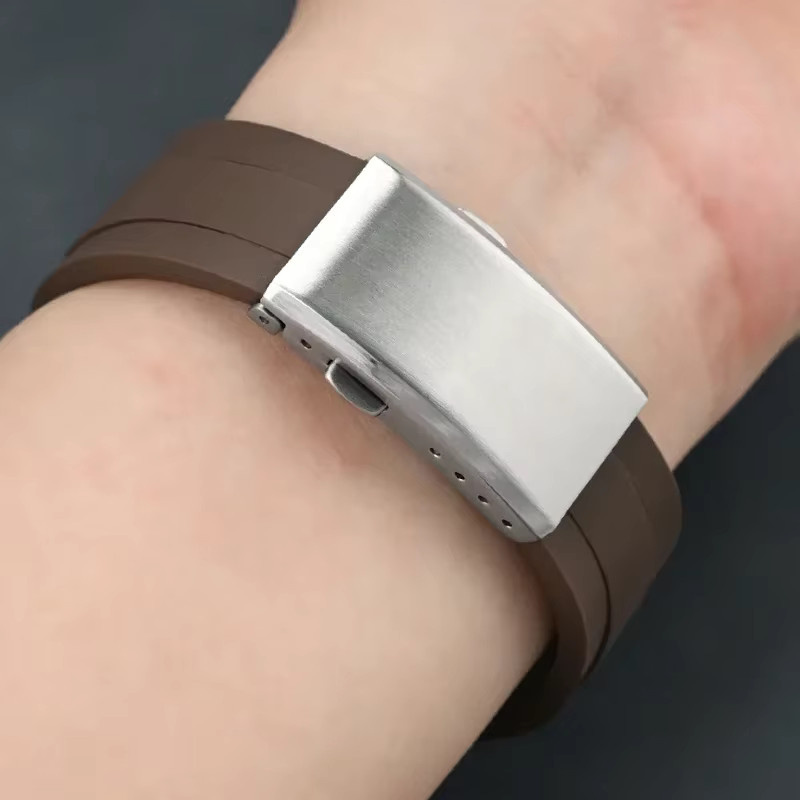 strapfreak Uhrenarmband Silikon, Schwarz, Herren und Damen - Bild 4