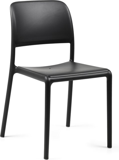 Nardi Riva Bistrot Stuhl aus Kunststoff in Blau oder Schwarz matt - Bild 1