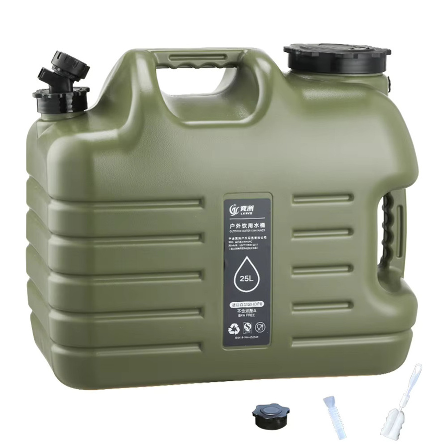 eelhoe Camping-Wasserbehälter in Grün mit 25 l Volumen und abnehmbarem Wasserhahn - Bild 5