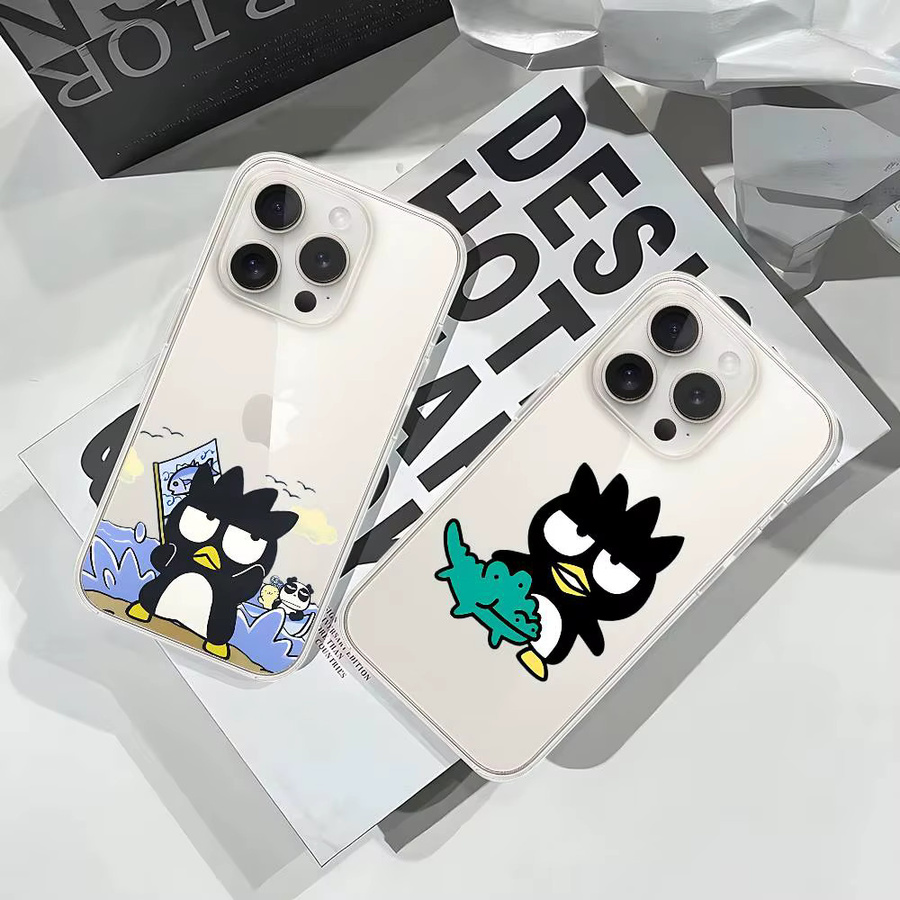 Kawaii B-Badtz-Maru Handyhülle für Apple iPhone 11 bis 17 Pro Max Mini, transparente weiche Bumper Cover Case - Bild 3