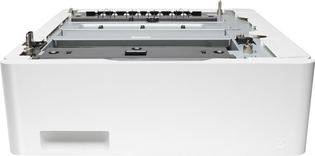 HP Medienfach CF404A mit 550 Blatt Kapazität für Color LaserJet Enterprise und Pro Drucker in Weiß - Bild 1