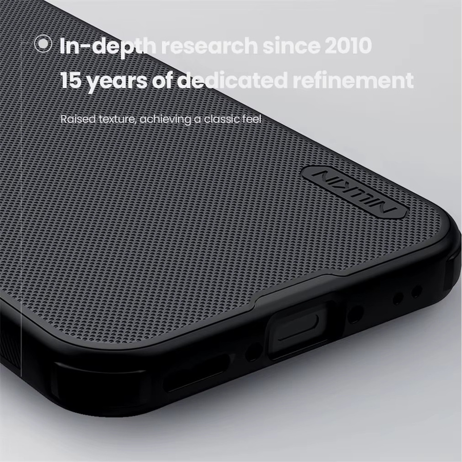 Nillkin Frosted Shield Pro MagSafe Hülle für OPPO Find X9 Pro und OPPO Find X9, magnetische stoßfeste ultradünne Schutzhülle, Schwarz/Transparent - Bild 2