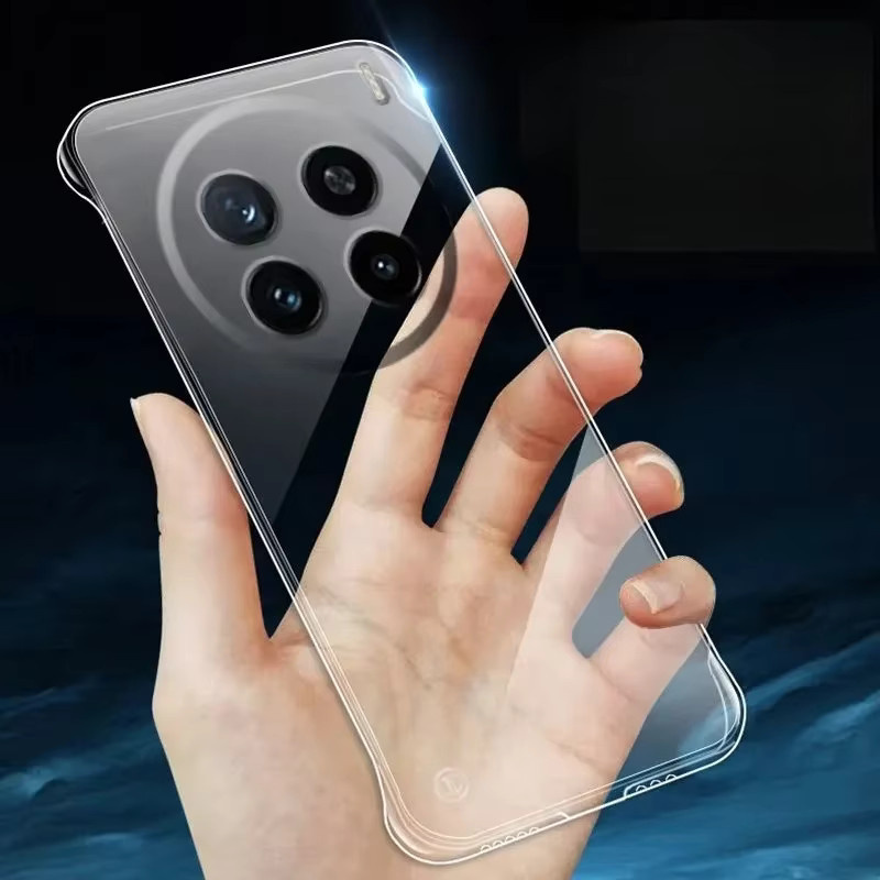 LZWSF Ultradünne transparente Schutzhülle für Vivo X200 Pro, X200 Pro Mini und X200, rahmenlose stoßfeste Hartschale in Klar - Bild 4