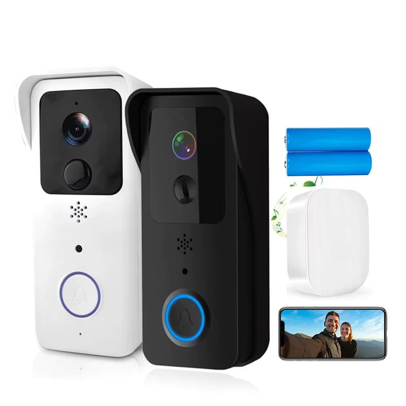 HunterTBK Tuya Smart Video Türklingel mit 1080P Kamera, 5G und 2,4G WiFi, wasserdicht, Schwarz - Bild 6