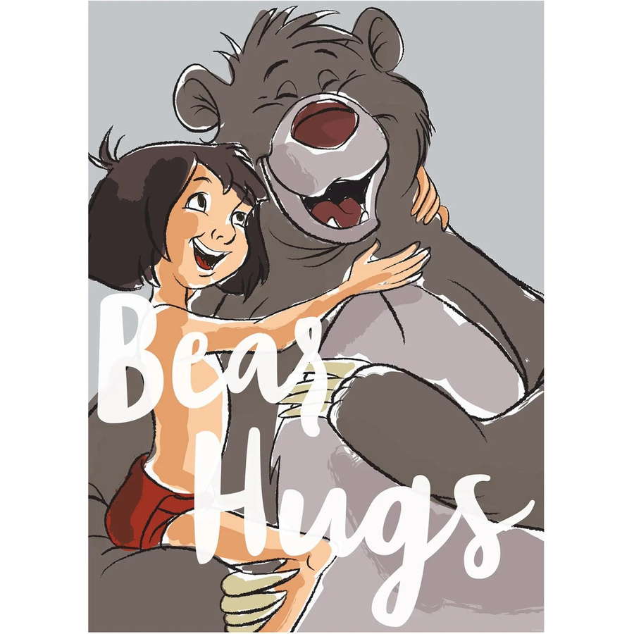 Komar Wandbild Bear Hug Kinderwelten bunt B/H: 50 x 70 cm - Bild 2