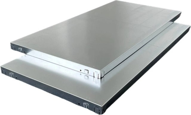 Schulte Steck-Grund- und Anbauregale verzinkt silber B: 400 cm, H: 230 cm, T: 50 cm - Bild 1