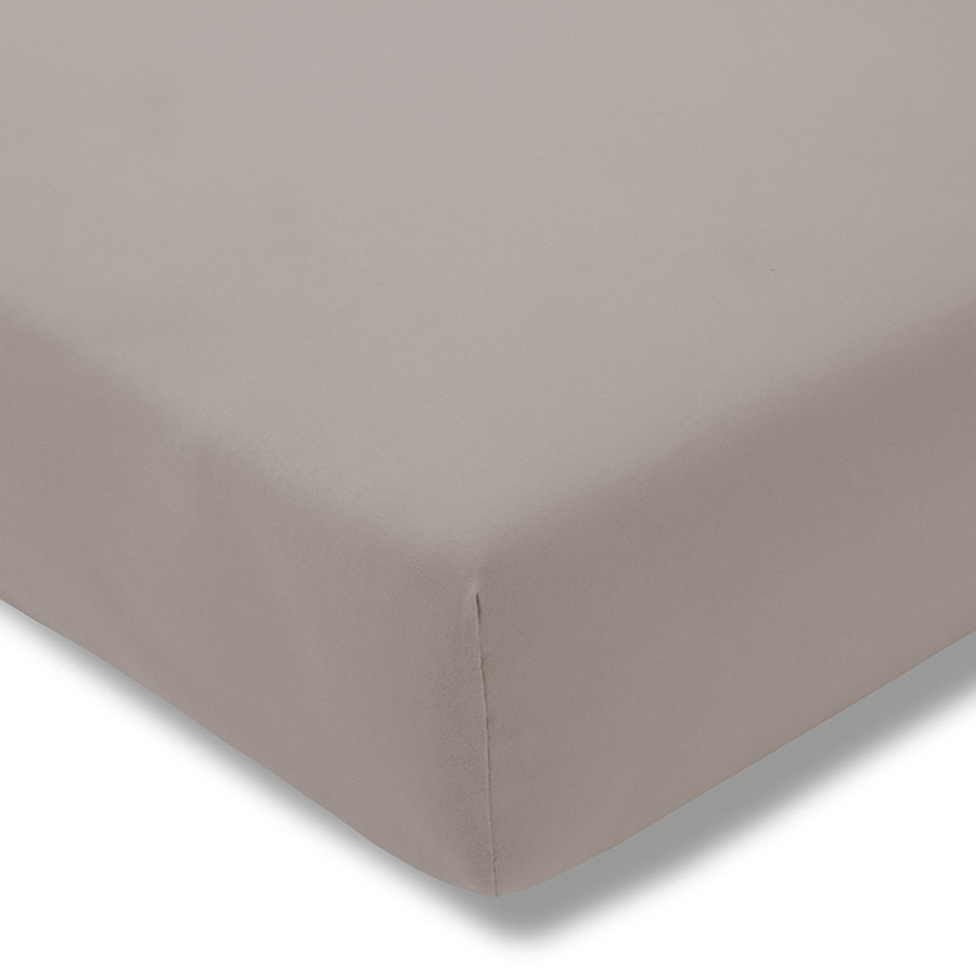 Estella Spannbetttuch aus Zwirnjersey in Grau, B/T: 100 x 200 cm - Bild 1
