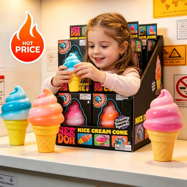 Schylling Needoh Eiscreme-Sensorikspielzeug, multicolour - Bild 1