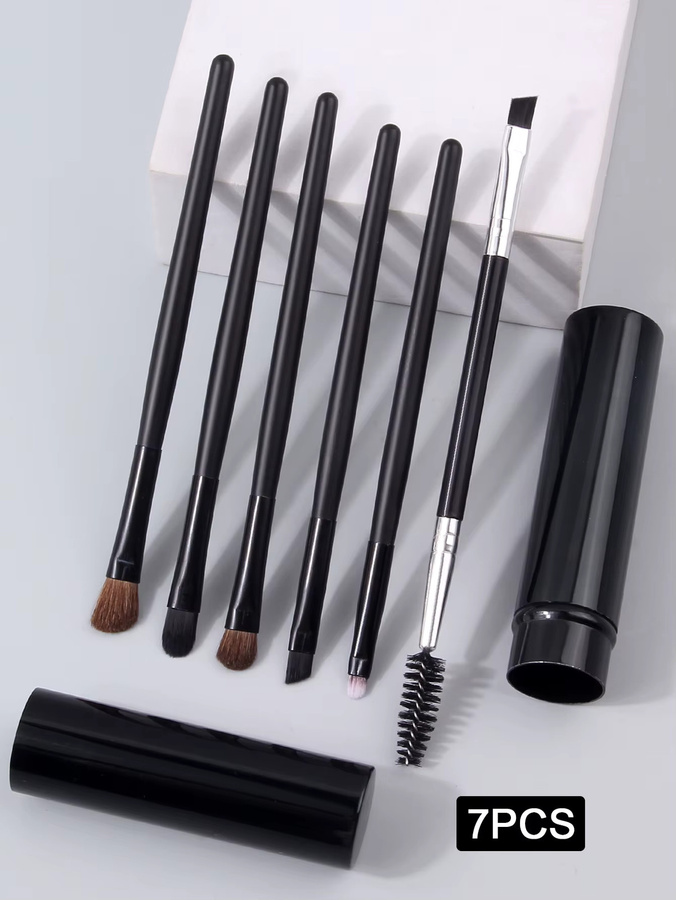KOSSHOW Reise-Mini-Pinsel-Set mit Aufbewahrungskoffer, 6-teilig, Damen - Bild 2