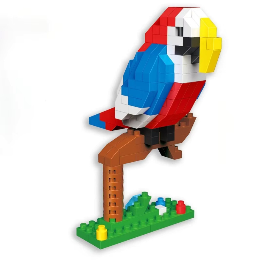 Mitty Mini-Baustein-Spielzeug-Set, Tiere, Bunt / Mehrfarbig, Kunststoff - Bild 2