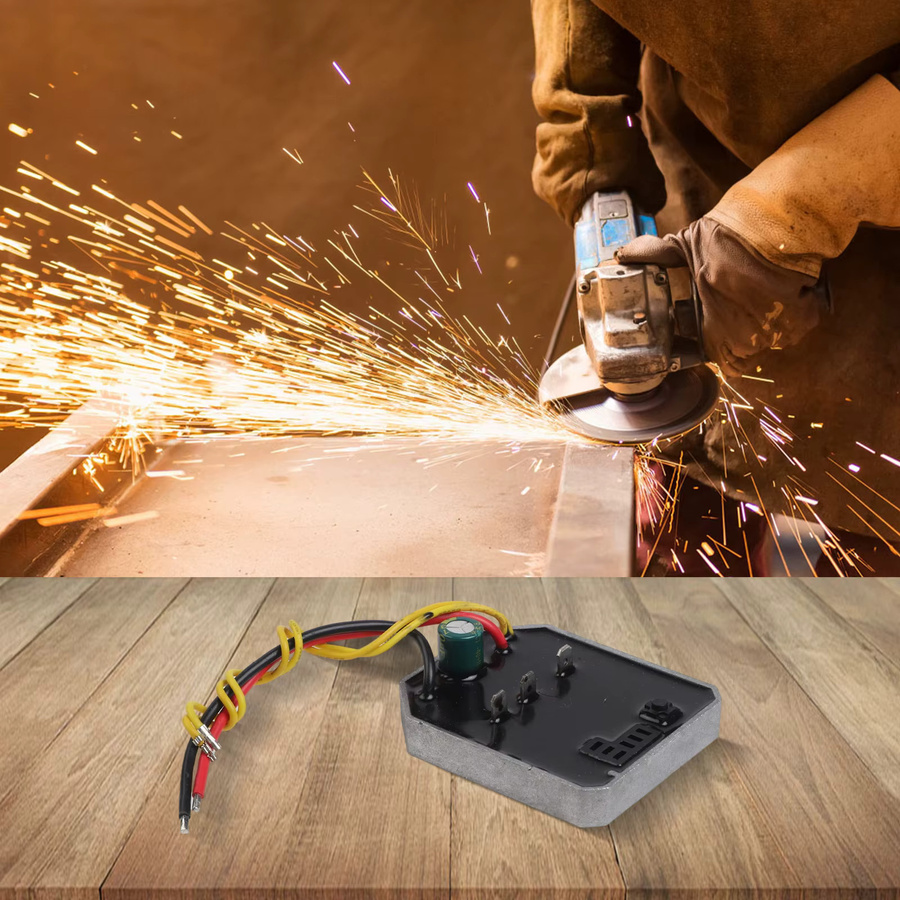 VIBRATITE Kunststoff Schalter Control Board 60A 21V für bürstenlose Lithium-Batterie Winkelschleifer - Bild 2