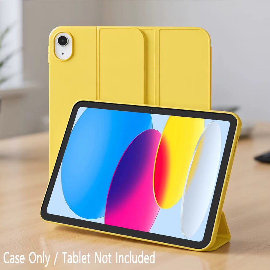 Zair Magnetische Flip-Smart-Cover Hülle für iPad 11. und 10. Generation in Gelb - Bild 1