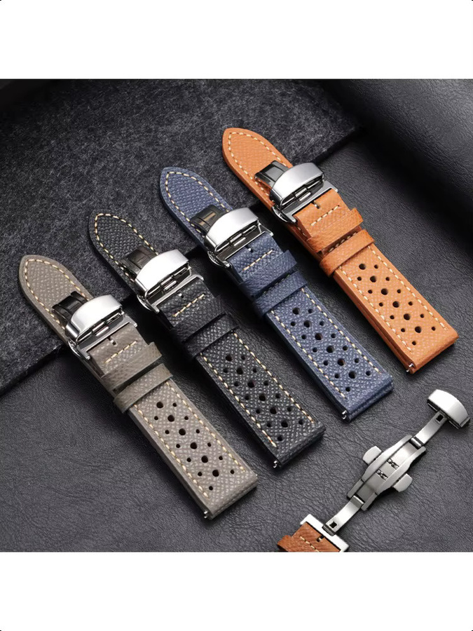 HQstrap Uhrenarmband Leder, Vintage, Unisex - Bild 2