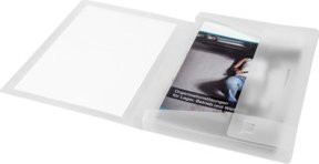 Eichner PP-Sammelbox für A4 mit Vordertasche, transparent - Bild 1