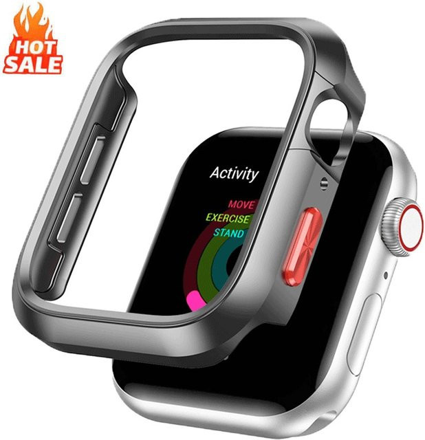 Apple Uhrenarmband-Zubehör Schutzhülle, Kunststoff, Schwarz - Bild 1